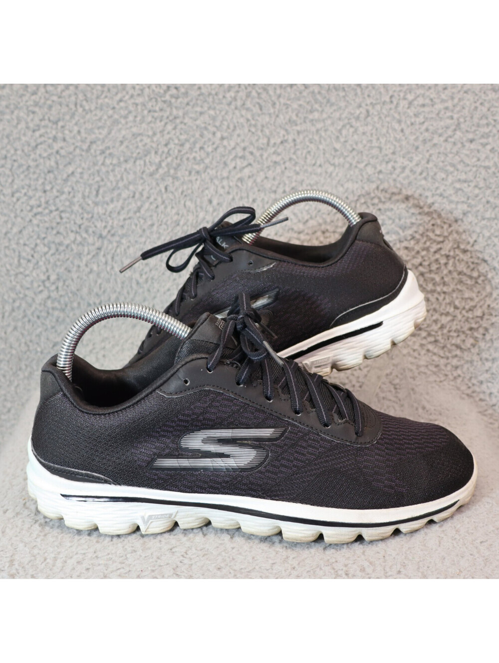 SKECHERS SLIP-ON Running Athletic 13974 Women sz 9 BKW